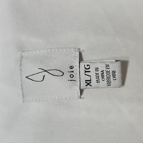 Joie Cream and Pink Floral Lined Long Sleeve Dress Size XL - Picture 4 of 9